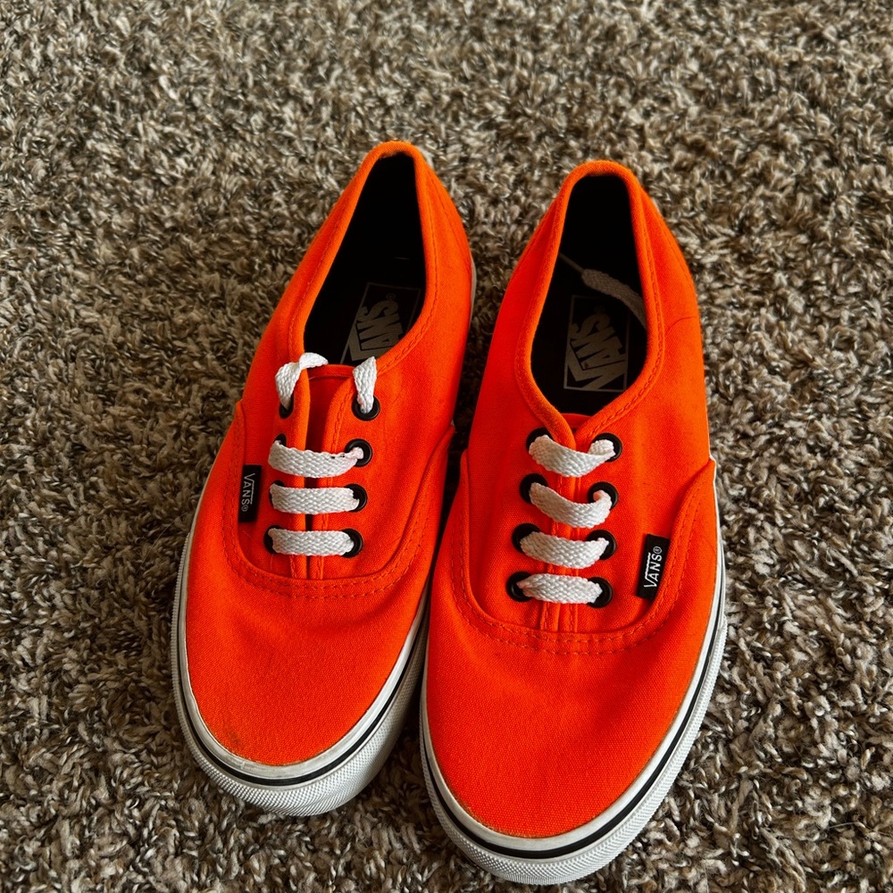 Vans Men’s Bright Orange Sneakers